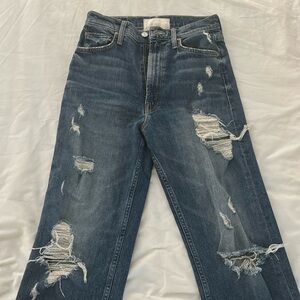 Mother Superior high rise destroyed jeans